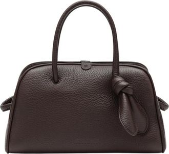 Jacquemus The Small Turismo - Dames - Handtassen - Bruin - ONE Size - Leer - Tassen