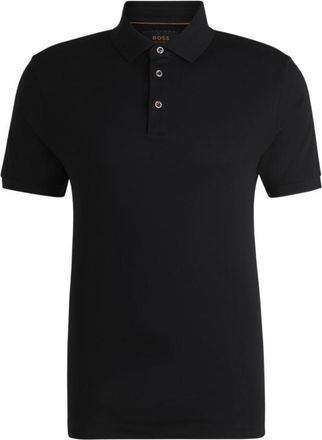 BOSS Regular-fit polo shirt in mercerized Italian cotton