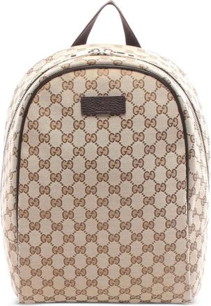 Gucci Zaino in tela GG 2016-2025 - Marrone