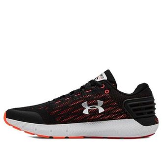 Under Armour Charged Rogue Black Orange Glitch 3021225-002