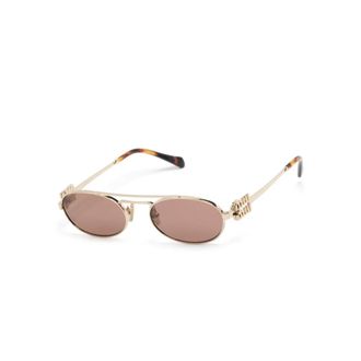 Miu Miu Dames, Accessoires, Geel, Maat: 53 MM