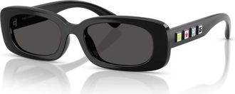 Dolce & Gabbana Dx 6006U 50187 Zonnebrillen - unisex - Zonnebrillen - Zwart - 46 MM - Accessoires