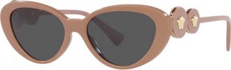 Versace Womens VE4433U-538387 VE4433U 54 538387 Fashion Sunglasses - Beige - One Size