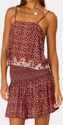 Natalie Martin Fern Camisole In Mosaic Spice