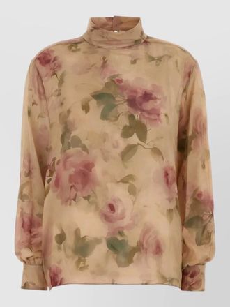 Magda Butrym printed silk blouse