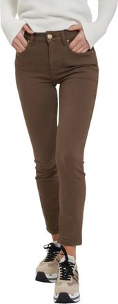 Pinko Skinny Bull Jeans Sabrina 53 - Dames - Skinny broeken - Bruin - W26 - Broeken