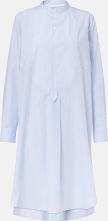 Bottega Veneta Abito chemisier in cotone a righe