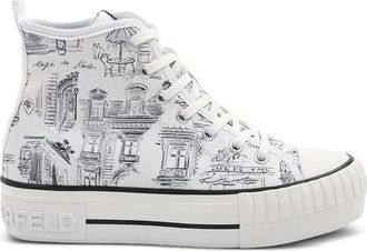 Karl Lagerfeld x Jorge Parra Sneakers alte - Bianco
