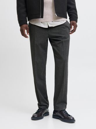 Jack & Jones Jogginghose JACK & JONES JPSTKANE EDWIN WINTER JOGGER LN, Herren, Gr. XL, N-Gr, grau (dunkelgrau melange), Web, Obermaterial: 63% Polyester, 30% Visko