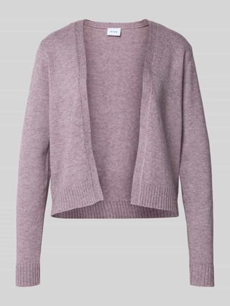 Vila Strickcardigan mit offener Vorderseite Modell VIRIL in Mauve, Größe XS
