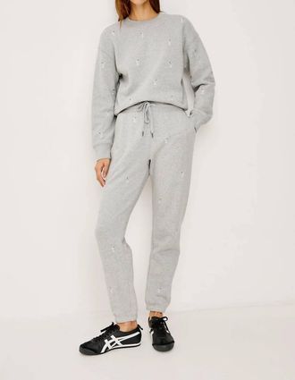 Rails Ramona Embroidered Sweatshirt In Heather