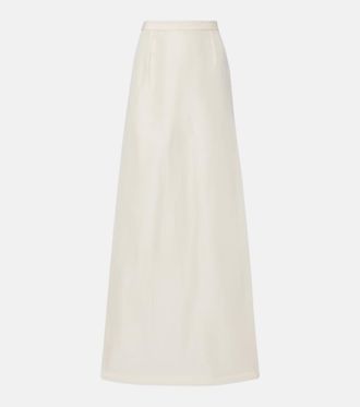 Gucci Silk faille maxi skirt