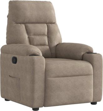 vidaXL Vidaxl - Sill&oacute;n Reclinable Tela De Microfibra Gris Taupe