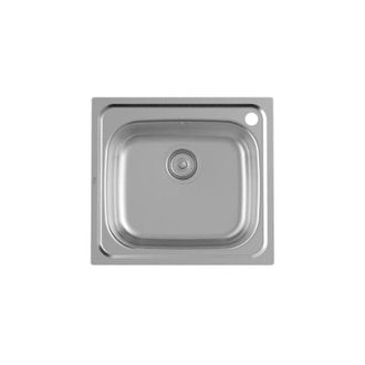 Roca Roca - Fregadero De 1 Cubeta De Acero Inoxidable Victoria Medidas: 450x490x160 Mm