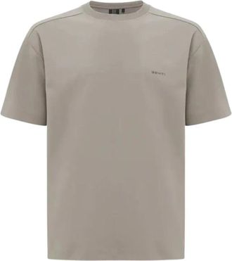 Genti Relaxed Fit Katoenen T-shirt - Heren - T-shirts - Grijs - 2XL - Katoen - Tops