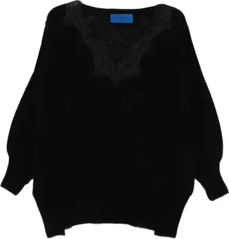 Mes Demoiselles... V-neck Knitwear, female, Black, Size: XS Aera V-neck Sweater
