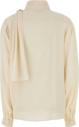 Prada Womens Silk Shirt White