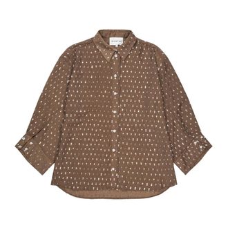 Munthe Shirts, female, Brown, Size: L Lusty Top