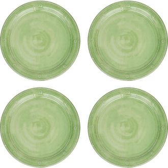 Juliska Berry & Thread Set of 4 Melamine Dinner Plates in Seagrass at Nordstrom