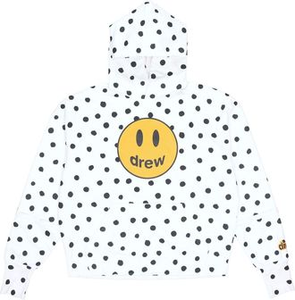 Drew House Mascot Deconstructed Hoodie White Black DR-SS21-2