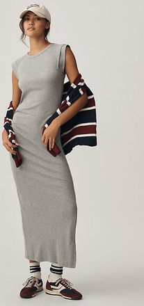 Michael Stars Calliope Power Shoulder Maxi Dress