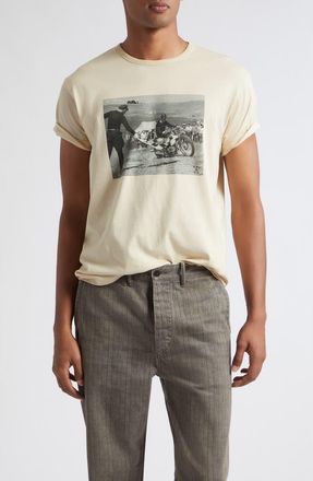 Ralph Lauren Graphic T-Shirt in Paper White at Nordstrom, Size X-Large