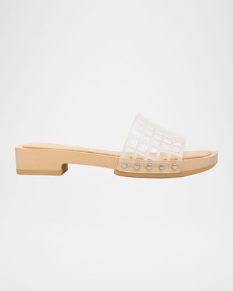 Vince Barbara Jelly Slide Sandals