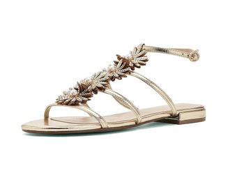 Blue by Betsey Johnson Joyce Womens Sandals Gold : 8.5 M, Synthetic