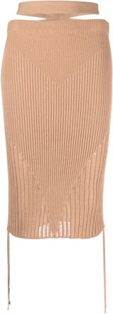 ADĀMO Andrea Adamo Donna, Gonne, Beige, S, new