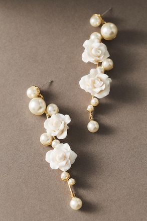 Twig & Honey Twigs & Honey Rose Petal Drop Earrings