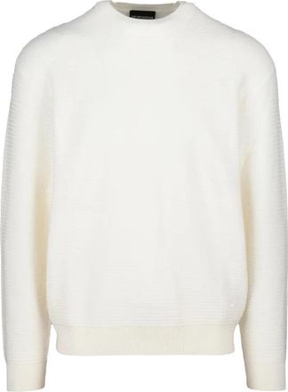 Emporio Armani Virgin Wool Sweater - White