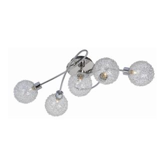 Lindby L&aacute;mpara De Techo ticino En Plateado Metal - Lindby