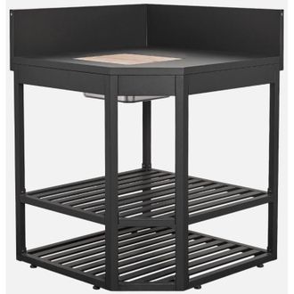 Sweeek Mobile da esterno in acciaio con accessori 80cm