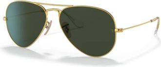 Ray-Ban Klassieke Aviator Zonnebril - unisex - Zonnebrillen - Geel - 58 MM - Accessoires