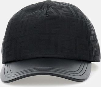 Fendi Black Logo Baseball Hat