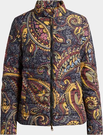 Etro Paisley Down Padded Jacket