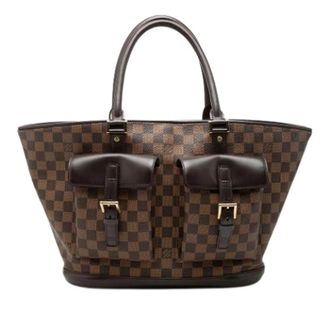 Louis Vuitton Pre-owned Manosque GM Tote Bag - Dames - Vintage Shopper - Bruin - ONE Size - Vintage