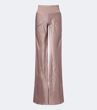 Rick Owens Pantaloni a gamba larga Bias in raso