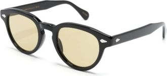Moscot Sunglasses, unisex, Black, Size: 49 MM Maydela SUN Black Amber Sunglasses