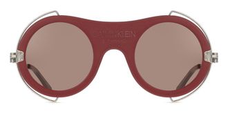 Calvin Klein CKNYC1875SR 605 Mens Sunglasses Burgundy Size 49
