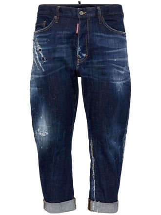 Dsquared2 distressed tapered jeans - Blue