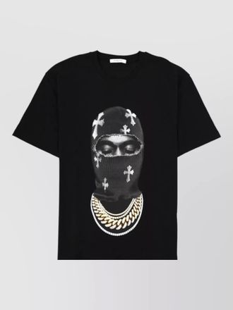 Ih Nom Uh Nit mask crosses crew neck graphic t-shirt