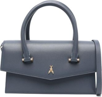 Patrizia Pepe large Fly Bamby tote bag - women - Polyester/Calf Leather - OS - Blue