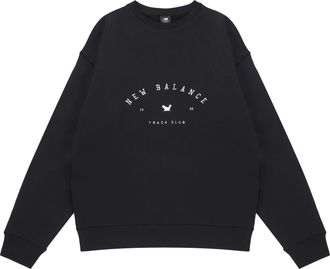 New Balance Logo Sweatshirt Asia Sizing Black MT23562-BK