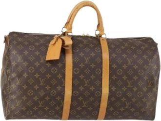 Louis Vuitton Pre-owned Weekend Bags, female, Brown, Size: ONE SIZE Pre-owned Weekend Bag