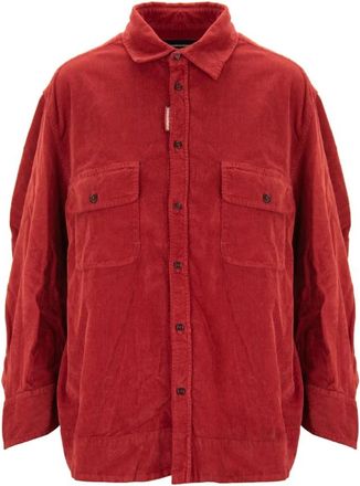 Dsquared2 Light Jassen - Dames - Zomerjassen - Rood - L - Katoen - Jassen