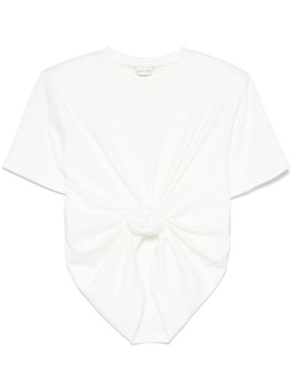 Magda Butrym T-shirt met ronde hals - Wit