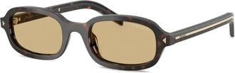 Prada Sunglasses, female, Brown, Size: 50 MM D06S Sunglasses