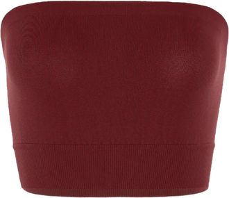 Wolford seamless strapless bandeau top - women - Fabric - S - Red