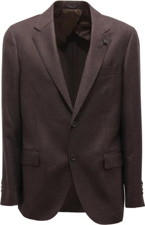 Lardini Wollen pak - Heren - Blazers - Bruin - XL - Wol - Jassen